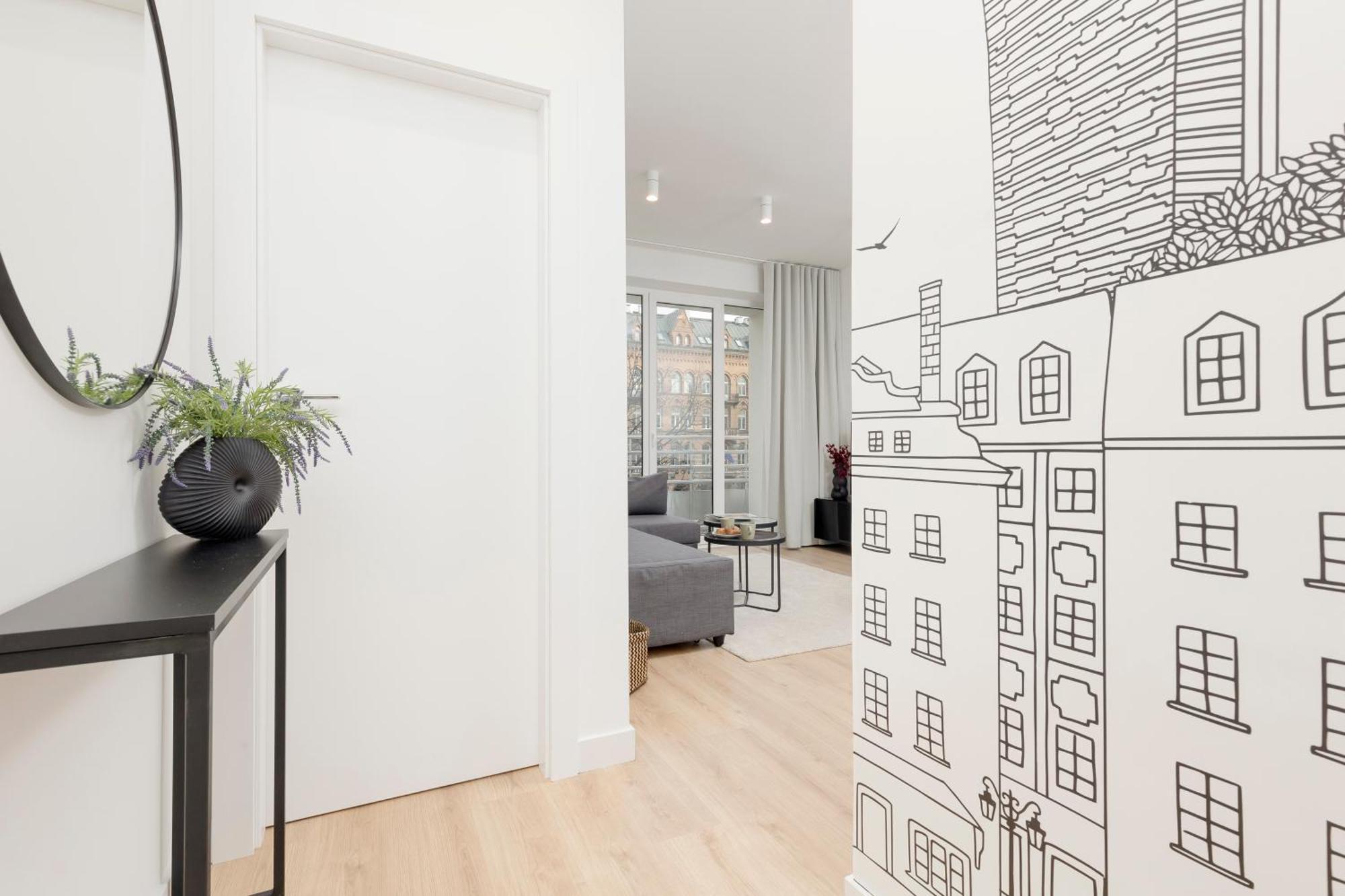 Amazing Spacious Apartments In Warsaw City Center By Noclegi Renters 外观 照片